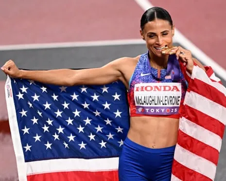 McLaughlin-Levrone runs quickest women’s 400m in four decades to claim gold medal